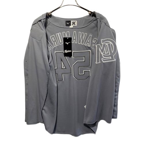 千葉ロッテマリーンズ (チバロッテマリーンズ) 応援グッズ Lサイズ グレー CLM2023年ユニフォーム MIZUNO ユニフォーム 澤村 拓一【54】 12JRMM6805