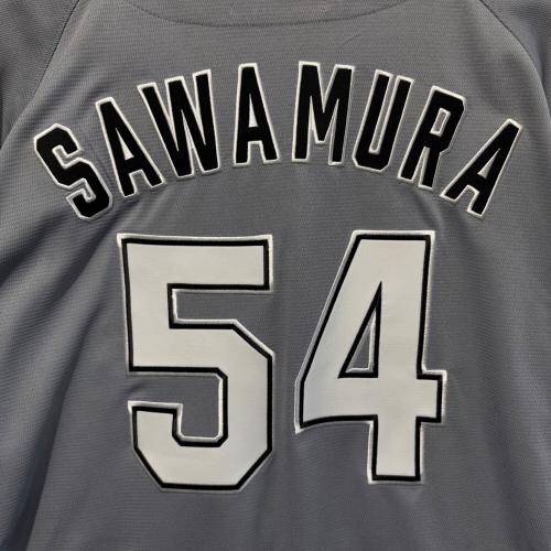 千葉ロッテマリーンズ (チバロッテマリーンズ) 応援グッズ Lサイズ グレー CLM2023年ユニフォーム MIZUNO ユニフォーム 澤村 拓一【54】 12JRMM6805