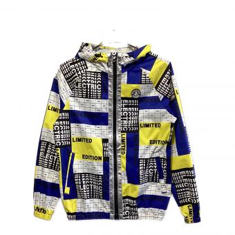 JACK BUNNY (ジャックバニー) ゴルフウェア(トップス) メンズ SIZE M ブルー×ホワイト×イエロー ＠ アウター 262-1220803