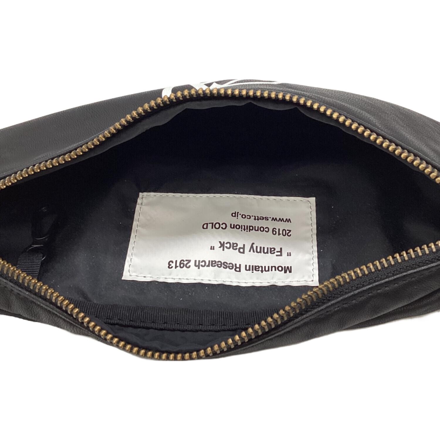 MOUNTAIN RESEARCH (マウンテンリサーチ) ウエストバッグ ブラック