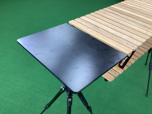 アウトドアテーブル 天板2枚付き TP TABLE風 k&f concept 三脚×2