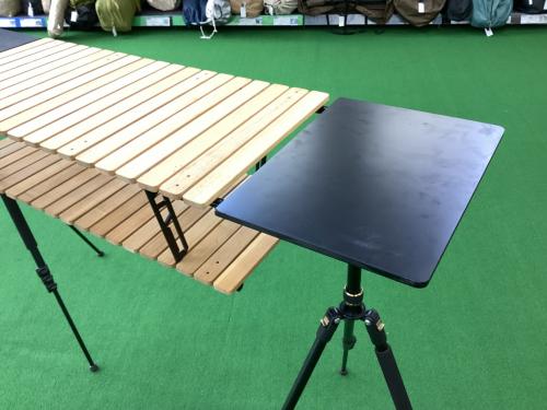 アウトドアテーブル 天板2枚付き TP TABLE風 k&f concept 三脚×2