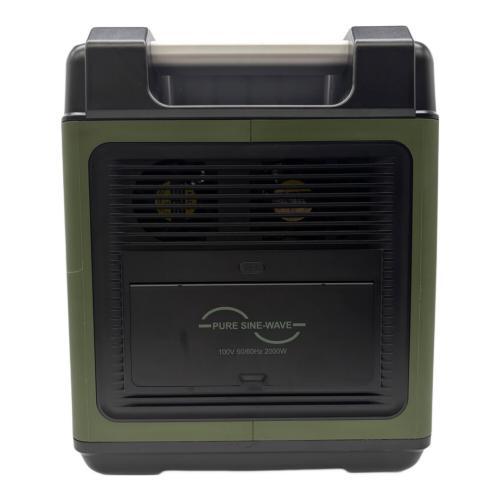 EENOUR (イーノウ) ポータブル電源 グリーン×ブラック P2001 2000Wh 2000W リン酸鉄リチウム 50Hz／60Hz