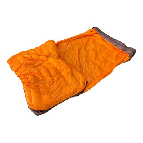 NANGA (ナンガ) 封筒型シュラフ(ダウン) ブラウン×オレンジ