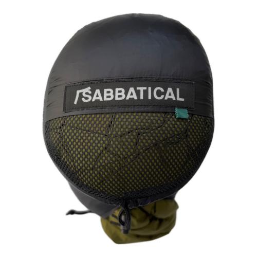 SABBATICAL (サバティカル) マミー型シュラフ(ダウン) SABBATICAL別注モデル グリーン NANGA オーロラ450DX 【冬用】