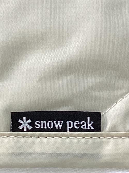 Snow peak (スノーピーク) レジャーシート 約200×140cm ピクニックラグ アイボリー TM-381