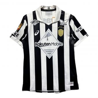 ヴィッセル神戸 サッカーユニフォーム SIZE XL ホワイト×ブラック 30周年記念レプリカユニフォーム エリキ【27】ERIK 2103A107