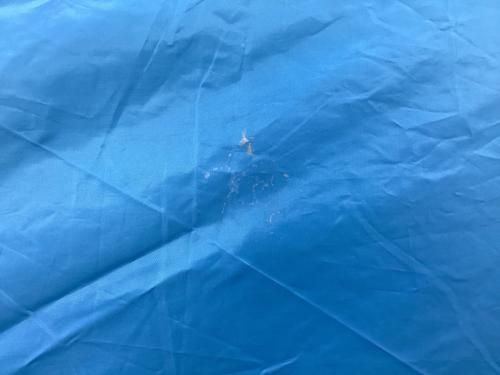 mont-bell (モンベル) ドームテント ブルー 1122627 クロノスキャビン2 約375×230×120(h)cm 1～2人用 程度B(ヤケ有) 程度B(アーチポールユガミ有) スカートなし