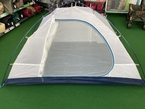 mont-bell (モンベル) ドームテント ブルー 1122627 クロノスキャビン2 約375×230×120(h)cm 1～2人用 程度B(ヤケ有) 程度B(アーチポールユガミ有) スカートなし