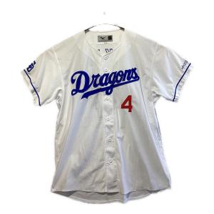 中日ドラゴンズ (チュウニチドラゴンズ) 応援グッズ SIZE O ホワイト ユニフォーム 鵜飼航丞【4】