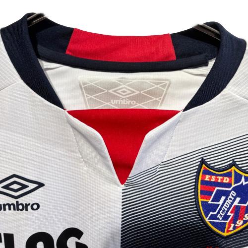 FC東京 (エフシートウキョウ) サッカーユニフォーム MLサイズ ホワイト 2018 ユニフォーム アウェイ 半袖 オーセンティック UDS6819ASP