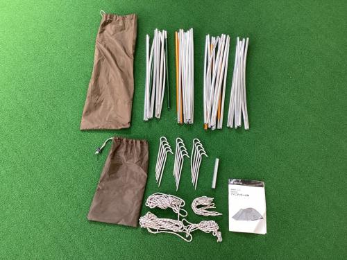 Snow peak (スノーピーク) ドームテント インナーヨゴレ有/2017年製 SDE-001RH アメニティドームM 505×280×150(h)cm 3～4人用 程度B 程度B スカートなし