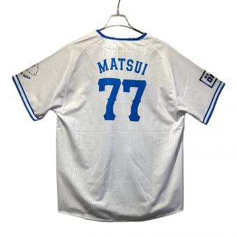 埼玉西武ライオンズ (サイタマセイブライオンズ) 応援グッズ Lサイズ ホワイト ユニフォーム 松井稼頭央【77】