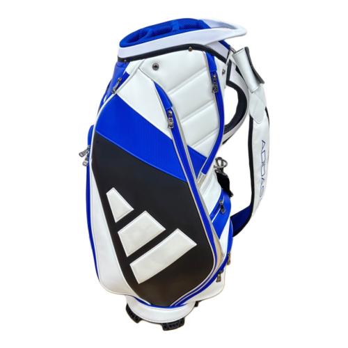 adidas (アディダス) キャディバッグ ホワイト×ブルー NMH90 HT6817  2023年モデル