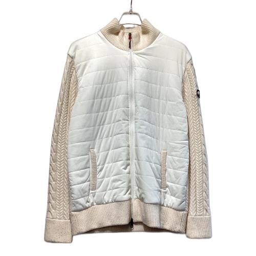 BRIEFING (ブリーフィング) ゴルフウェア(トップス) メンズ SIZE XL ホワイト WINDBLOCK FZ CABLE KNIT アウター BRG183111
