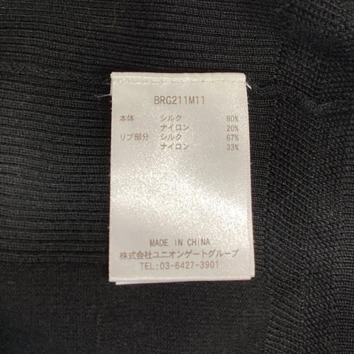 BRIEFING (ブリーフィング) ゴルフウェア(トップス) メンズ SIZE XL ブラック シルク混ロゴニット セーター BRG211M11