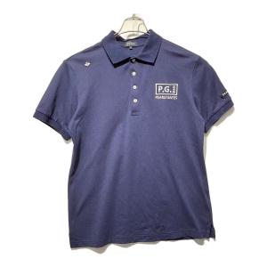 PEARLY GATES (パーリーゲイツ) ゴルフウェア(トップス) メンズ SIZE XXL ネイビー バックロゴ刺繍カノコ半袖ポロ 23年モデル ポロシャツ 053-3160301