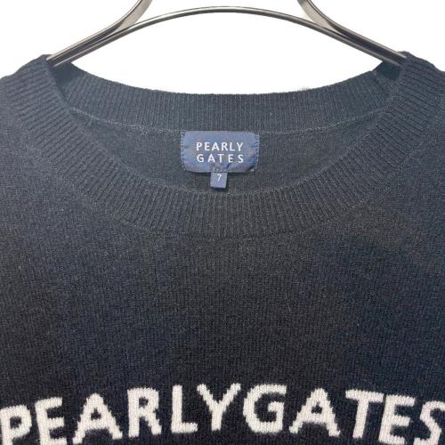 PEARLY GATES (パーリーゲイツ) ゴルフウェア(トップス) メンズ SIZE XXL ブラック カシミヤ100％ セーター 053-2270001