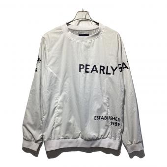 PEARLY GATES (パーリーゲイツ) ゴルフウェア(トップス) メンズ SIZE XXL ホワイト タフレックス サーモトロンストレッチ ミニリップ ブルゾン アウター 053-2121101
