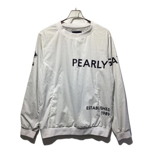 PEARLY GATES (パーリーゲイツ) ゴルフウェア(トップス) メンズ SIZE XXL ホワイト タフレックス サーモトロンストレッチ ミニリップ ブルゾン アウター 053-2121101