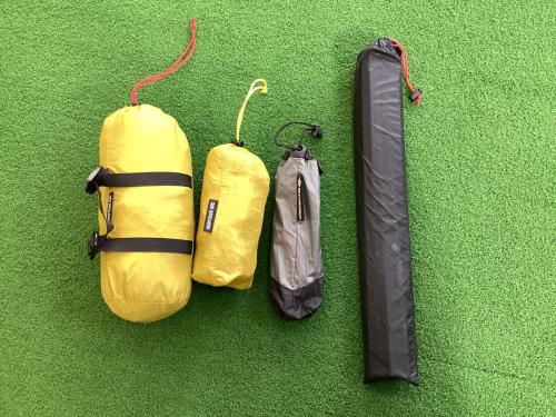 HERITAGE inc (ヘリテイジ) 登山用テント イエロー エマージェンシードーム 約210×100×105(h)cm 1～2人用 程度A 程度A スカートなし