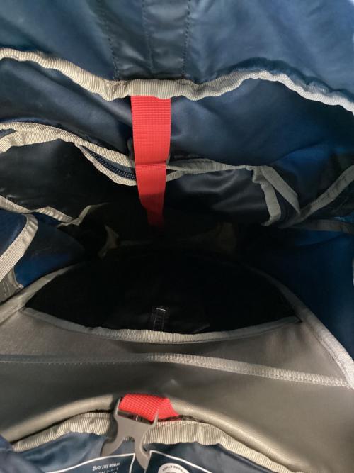 OSPREY (オスプレー) バックパック ネイビー 旧ロゴ AETHER 60 背面長 51cm以上 50L～(テント泊)