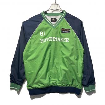 ROUGH&SWELL (ラフアンドスウェル) ゴルフウェア(トップス) メンズ SIZE L グリーン×ネイビー スニード