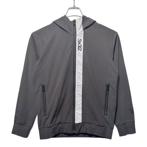 sy32 by sweet years (エスワイサーティトゥバイスィートイヤーズ) ゴルフウェア(トップス) メンズ SIZE M グレー センシティブハイストレッチジャージ ジャケット アウター SYG-22A07