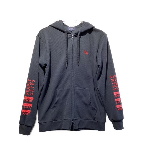 PEARLY GATES (パーリーゲイツ) ゴルフウェア(トップス) メンズ SIZE L ブラック BOXハイパワー フルジップフーディ アウター 053-2162311
