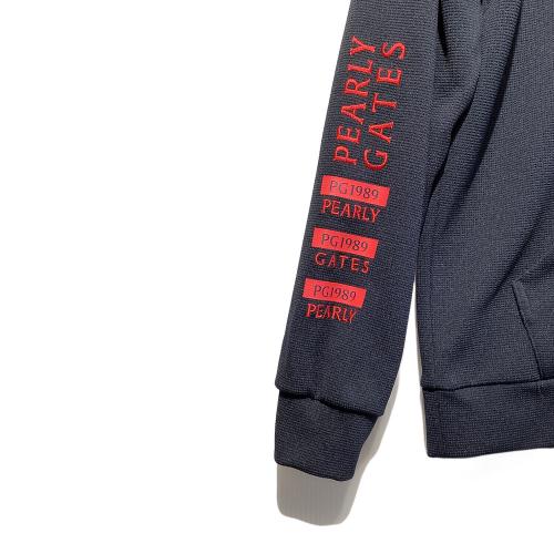 PEARLY GATES (パーリーゲイツ) ゴルフウェア(トップス) メンズ SIZE L ブラック BOXハイパワー フルジップフーディ アウター 053-2162311