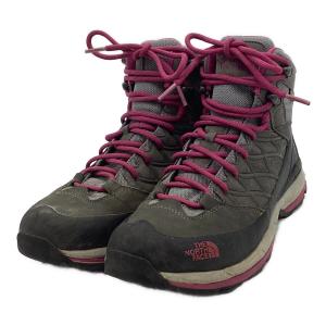 THE NORTH FACE (ザ ノース フェイス) トレッキングシューズ レディース SIZE 24cm グレー×ピンク NFW01522 レック Ⅱ ミッド GORE-TEX