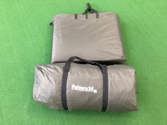 OGAWA (オガワ) ツールームテント 試し張り程度の使用感、スカート若干のヨゴレ有 2770 ポルヴェーラ34 約530×260×185(h)cm 2～4人用 程度A 程度A スカートあり