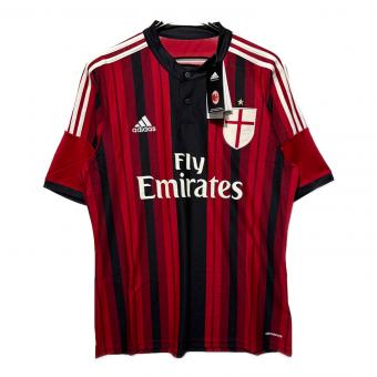 adidas (アディダス) サッカーユニフォーム SIZE 2XO レッド×ブラック ACミラン 14/15 ユニフォーム ホーム 半袖 レプリカ ACミラン D87224