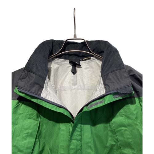 THE NORTH FACE (ザ ノース フェイス) トレッキングウェア(レインウェア) メンズ SIZE M グリーン×ブラック セットアップ NP11213 レインテックスフライトジャケット GORE-TEX 国内代理店表記 有