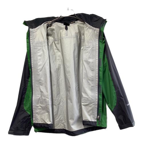 THE NORTH FACE (ザ ノース フェイス) トレッキングウェア(レインウェア) メンズ SIZE M グリーン×ブラック セットアップ NP11213 レインテックスフライトジャケット GORE-TEX 国内代理店表記 有
