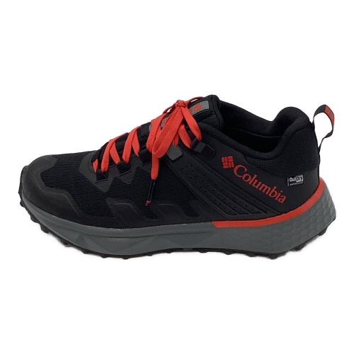 Columbia (コロンビア) トレッキングシューズ メンズ SIZE 26cm ブラック×レッド BM8538-010 セブンティーファイブ アウトドライ ローカット