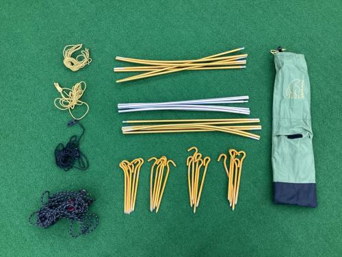 Nordisk (ノルディスク) ドームテント ヨゴレ・インナーボトム小穴有 OPPLAND2 PU 約430×165×110cm 2～4人用 程度B 程度B スカートなし