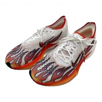 NIKE (ナイキ) ランニングシューズ メンズ SIZE 27cm ホワイト×オレンジ ヴェイパーフライ 3 箱付き E HQ3504-100