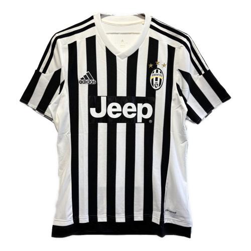 ユベントス サッカーユニフォーム メンズ SIZE L ブラック×ホワイト 15/16ホーム AA0336