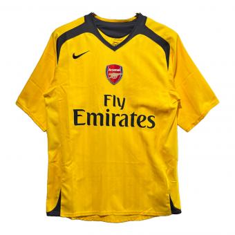 アーセナル サッカーユニフォーム メンズ SIZE M イエロー 05/06アウェイ