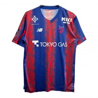 FC東京 (エフシートウキョウ) サッカーユニフォーム メンズ SIZE XL ブルー 2024年ホームレプリカユニフォーム NEW BALANCE AMT45232