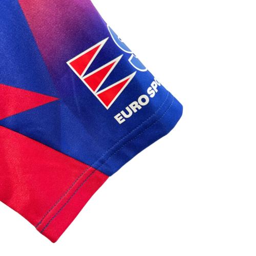 FC東京 (エフシートウキョウ) サッカーユニフォーム メンズ XO ブルー×レッド 2018 ユニフォーム ホーム 半袖 レプリカ 20周年 梶山陽平【10】引退年 UMBRO UDS6819H