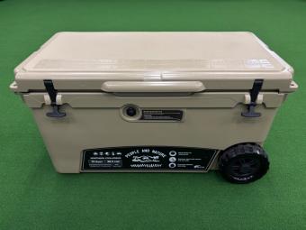 FIELDOOR (フィールドア) ノーザンクーラーボックス クーラーボックス ホイールタイプ 66.2L/70QT ベージュ