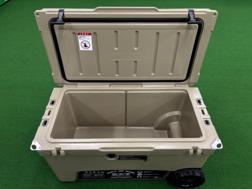 FIELDOOR (フィールドア) ノーザンクーラーボックス クーラーボックス ホイールタイプ 66.2L/70QT ベージュ