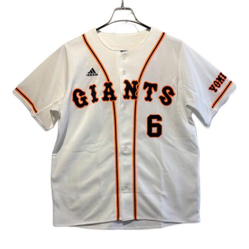 読売ジャイアンツ (ヨミウリジャイアンツ) 応援グッズ Lサイズ ホワイト 2014年ホームユニフォーム ＠ adidas ユニフォーム 坂本勇人【6】