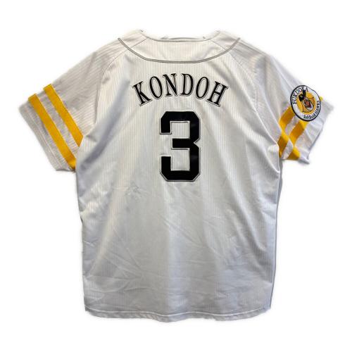 福岡ソフトバンクホークス (フクオカソフトバンクホークス) 応援グッズ Lサイズ ホワイト ユニフォーム 近藤健介【3】