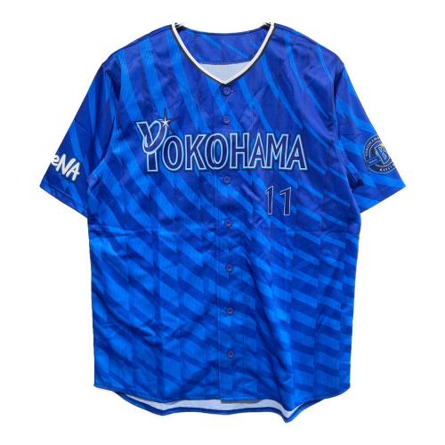 横浜DeNAベイスターズ (ヨコハマディーエヌエーベイスターズ) 応援グッズ Lサイズ ブルー 2024年ビジターユニフォーム ユニフォーム 東克樹 【11】