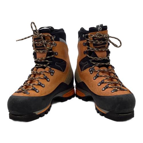 SCARPA (スカルパ) トレッキングシューズ メンズ SIZE 26.5cm(EU43) オレンジ×ブラック 87501 モンブランGTX 厳冬期用 GORE-TEX