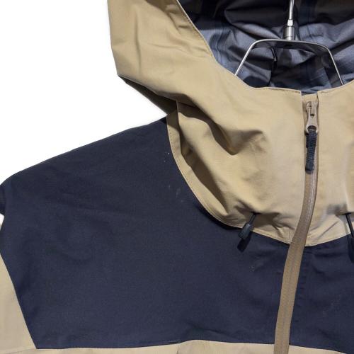 THE NORTH FACE トレッキングウェア(ジャケット) メンズ SIZE S ベージュ×ブラック スタッフサック付 E ヨゴレ有 NP11503 クライムライトジャケット GORE-TEX 国内代理店表記 有