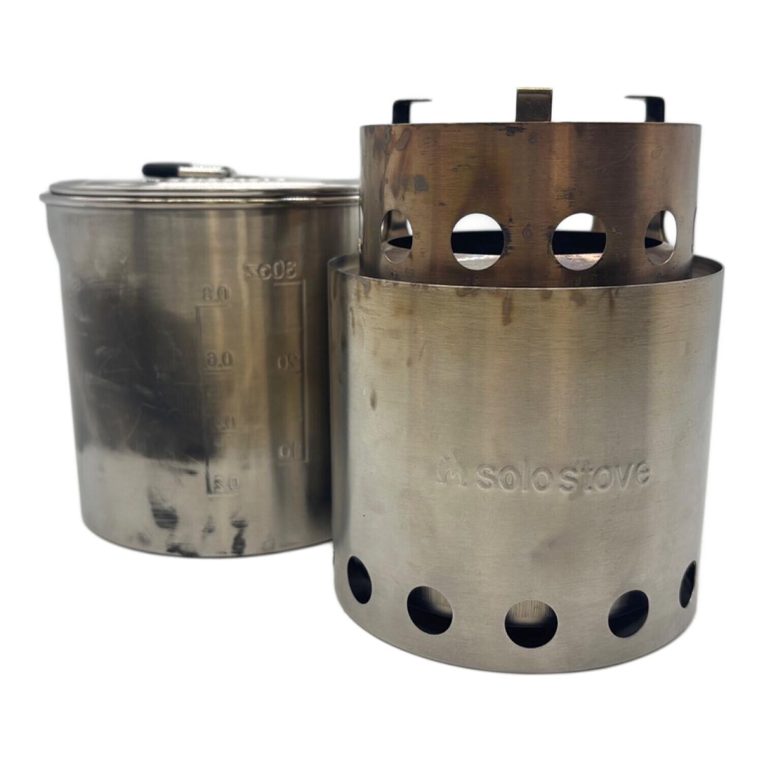 焚火台 E ソロストーブ ライト+ポット900｜トレファクONLINE